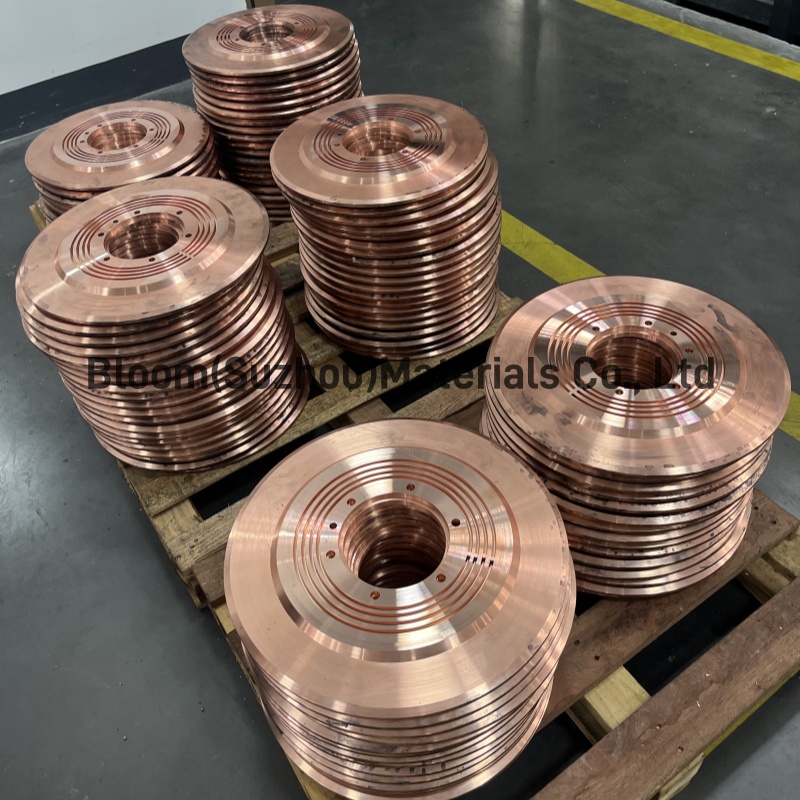 Customized CuCrZr Seam Welding Wheel with Diameter qp300-q50mm and Thickness5-30mm - Image 4