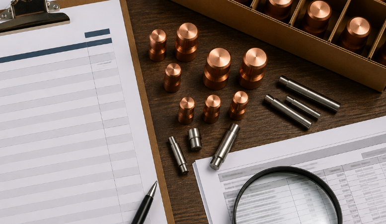 Buyer's checklist for vetting a spot welding parts supplier with sample parts