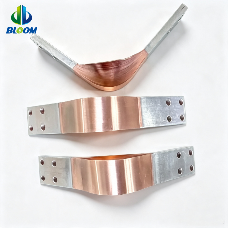 Multi-Layer Copper Foil Flexible Busbar Shunt with Hot-Pressed Terminals - Image 7